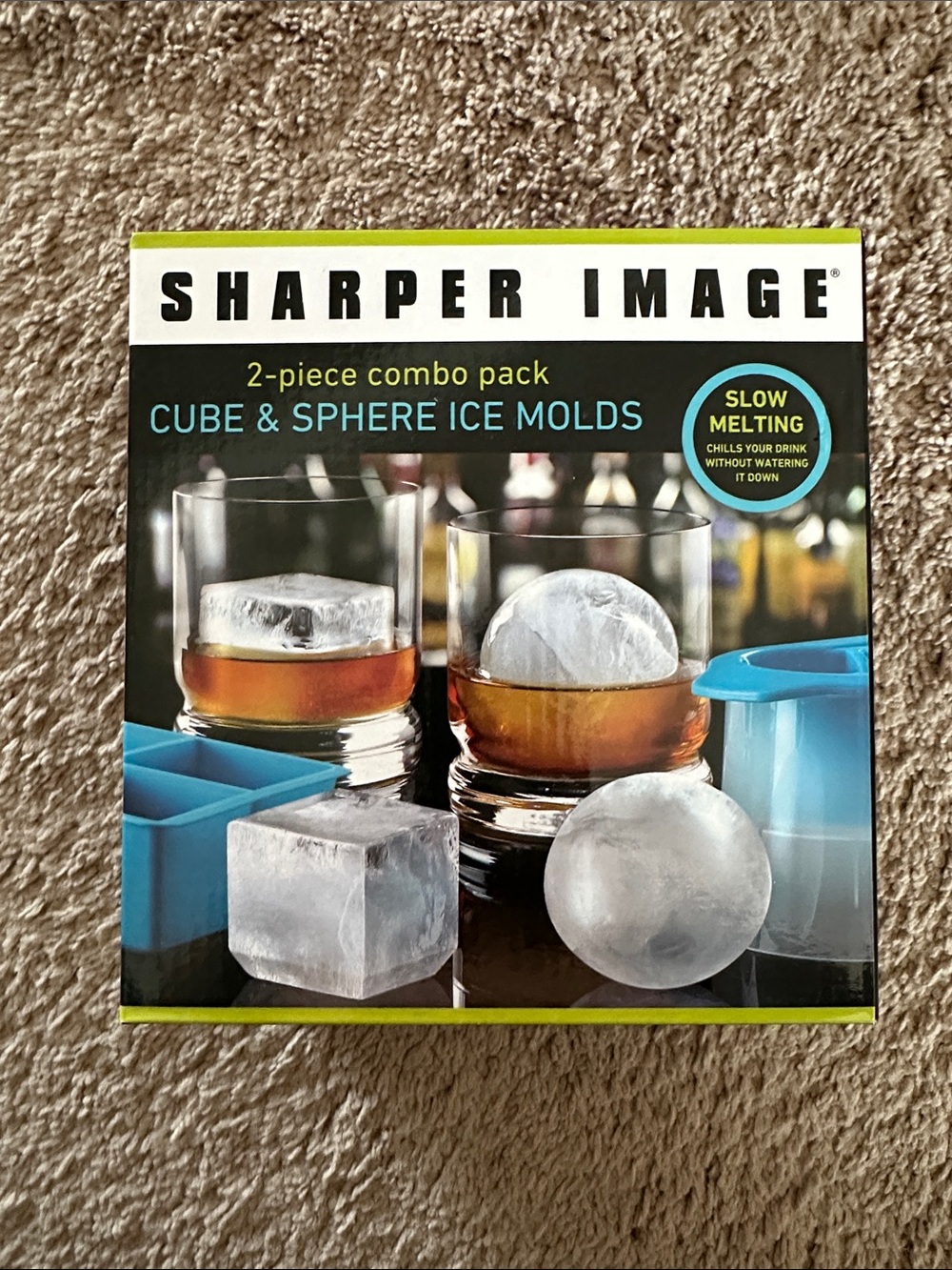 Sharper Image Ice Molds with Blue Trays
